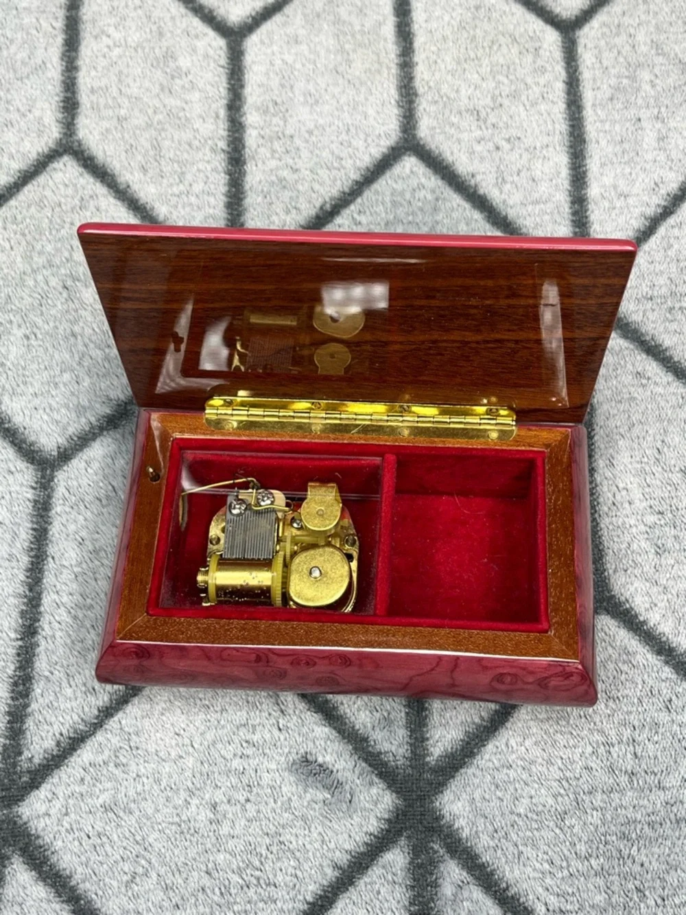 Italian Marquetry Music Jewelry Box Gangiula Sannursi Sorrento Isle of Capri